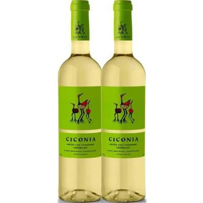 Kit 2 Garrafas Vinho Branco Ciconia Alentejo 750ml