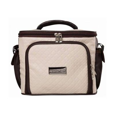 Bolsa Térmica 3 Potes - Marfim Com Marrom Fit Model - Padrão: único
