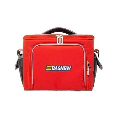 Bolsa Térmica 3 Potes - Vermelha Com Cinza Fit - Padrão: único