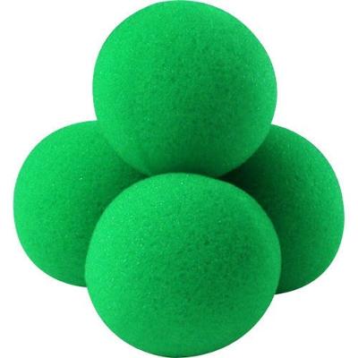 Mágica 4 Bolas De Espuma Comum - 1,5 Inch Cores Variadas Cor Verde