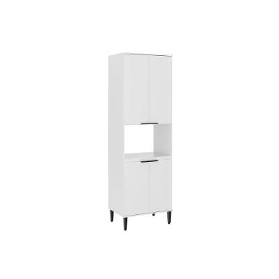 Paneleiro De Cozinha Alpha 2514 C- 1 Forno E 4 Portas 70cm Branco - Carraro