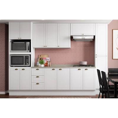 Cozinha Completa Bella 7 Peças (2aéreos+2balcões+3complementos) C7p49 Branco - Carraro