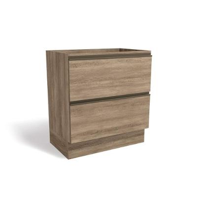 Balcão De Cozinha Gabinete Maxxi G755 C- 2 Gavetas S-tampo 80cm Nogal - Kappesberg