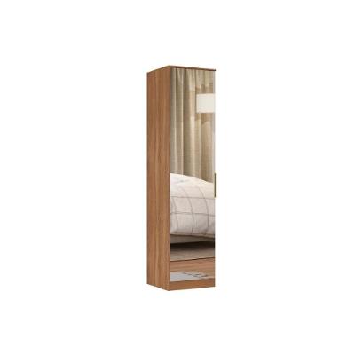Módulo De Quarto Casal Guarda Roupa 71230k Irlanda C- 1 Porta C- Espelho Amêndola Touch
