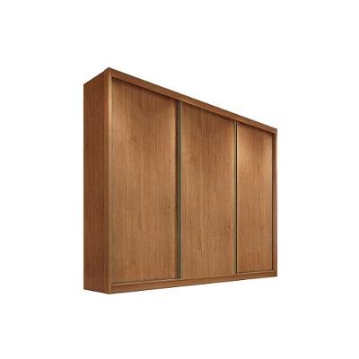 Guarda Roupa 3 Portas De Correr E 8 Gavetas Arezzo-medelim Cumaru