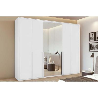Guarda Roupa Casal 6 Portas (1 C- Espelho) E 6 Gavetas Imperatore Branco