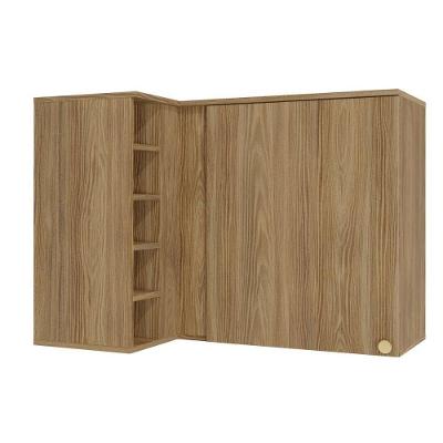 Módulo Cozinha Kappesberg Botanic Armário Botanic Canto Reto M636 C- 1 Porta 98cm Nogueira - Kappesberg
