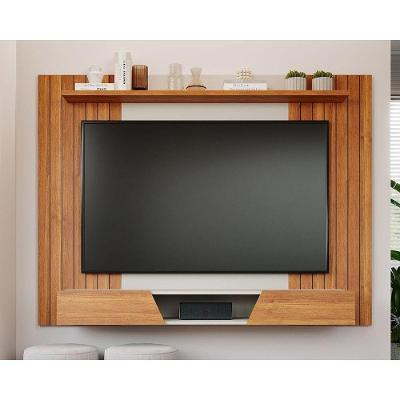 Painel Quarto P/ Tv Até 70 Pol Santiago C/ 2 Portas 180x135cm Cinamomo/off White - Permóbili