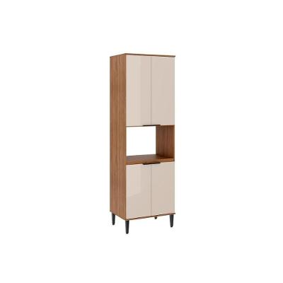 Paneleiro De Cozinha Alpha 2514 C- 1 Forno E 4 Portas 70cm Freijo - Carraro