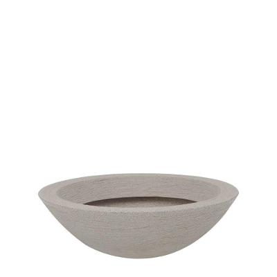 Vaso Bowl Terra Fosco 75x24cm Granito Pedra