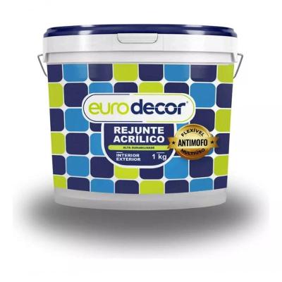 Rejunte Acrílico Branco Eurodecor 1kg Pronto P- Uso - Premium