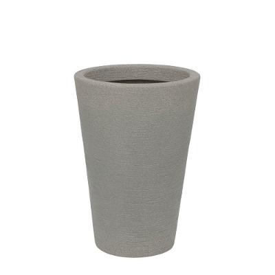 Vaso Terra Cone Fosco 38x55cm Granito Pedra