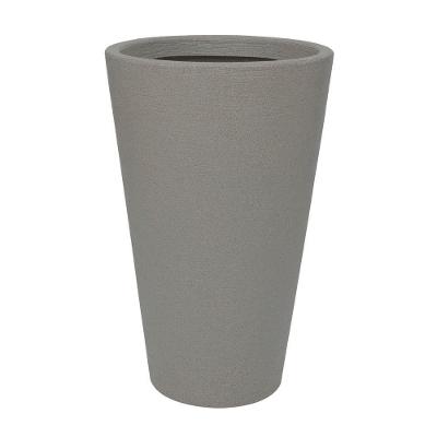Vaso Terra Cone Fosco 48x76cm Granito Pedra