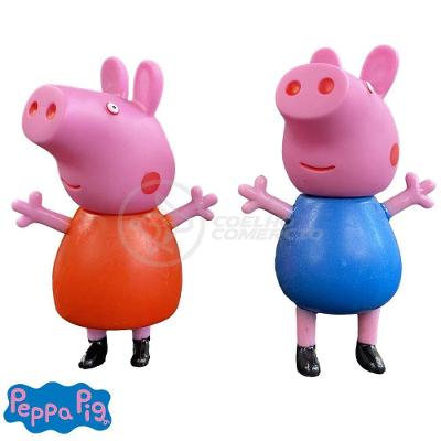 Kit 4 Bonecos Familia Peppa Pig
