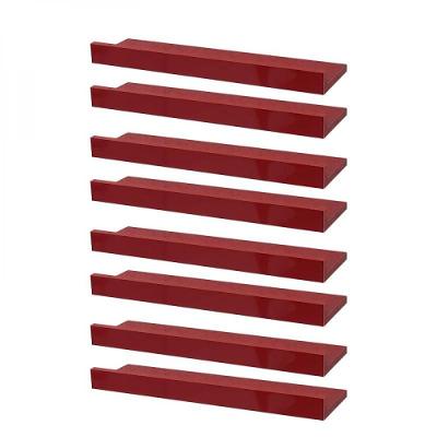 Kit 8 Prateleiras Porta Quadros 60 X 10cm Suporte Invisível