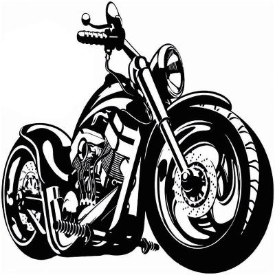 Quadro Decorativo Fabricado Em Aço Modelo Moto