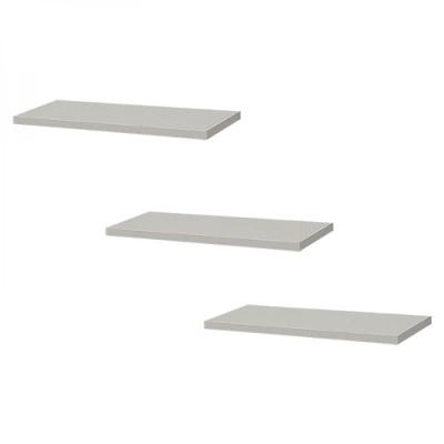 Kit 3 Prateleiras 50 X 20cm Branca Suporte Invisível