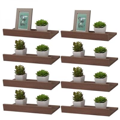 Kit 8 Prateleiras Porta Quadros 60 X 10cm Suporte Invisível
