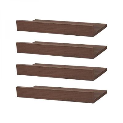 Kit 4 Prateleiras Porta Quadros 60 X 10cm Suporte Invisível