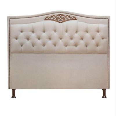 Cabeceira Estofada Holanda 1,95 King Size Linho Shop Das Cabeceiras Capuccino