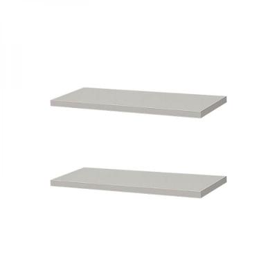 Kit 2 Prateleiras 40 x 15cm Branca Suporte Invisível