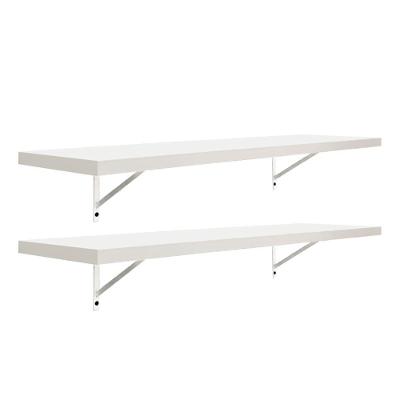 Kit 2 Prateleiras 70 x 20cm Branco Espessura 25mm