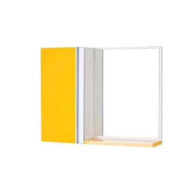 Armário para Banheiro com Espelho Amarelo Barra Vertical