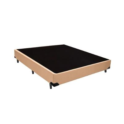 Base Box Blindado Viúva Homequeen Sintético Bege 40x128x188