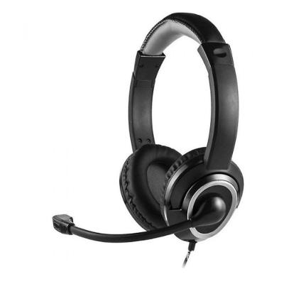 Headset Com Fio Hf600 Conex??o P3 E Usb Cabo De 240cm Preto - Ph427