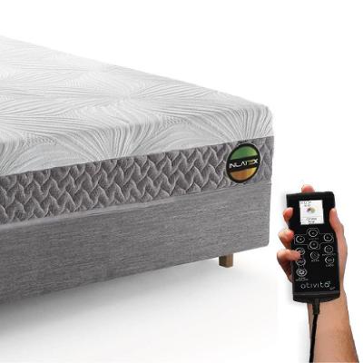 Natur 20 100% Latex Medida Queen 160x200cm Opcionais Kit Zen