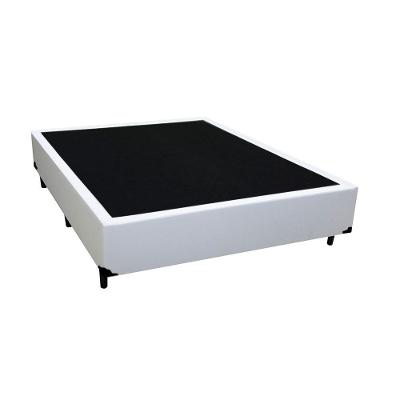 Base Box Blindado Viúva Homequeen Sintético Branco 40x128x188
