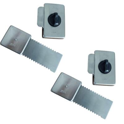 Kit 2 Fechadura De Encaixar Jbm Fc2 Porta De Correr Fechamento Interno 15cm