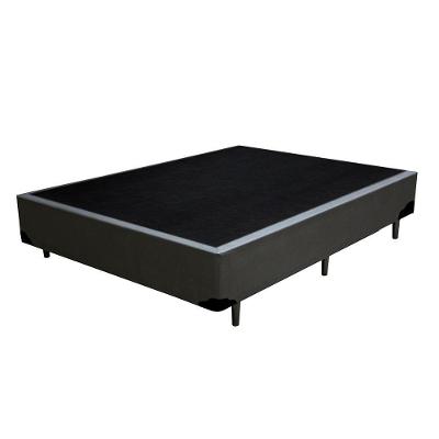 Base Box Viúva Corino Homequeen Cinza 40x128x188