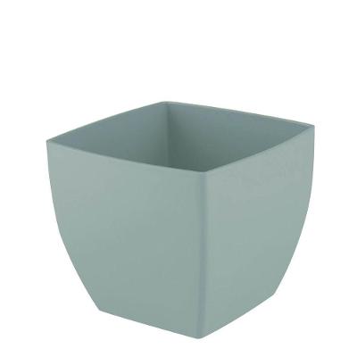 Vaso Cachepot Siena 20x18cm Caixa Com 8 Unidades Azul Vintage