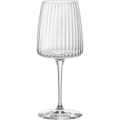Jogo 6 Taças Vinho água Bormioli Rocco Exclusiva Cristal 370ml 20x6x6cm Transparente