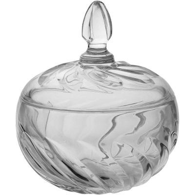 Vicenza Potiche 15X9X9Cm Cristal Eco Transp