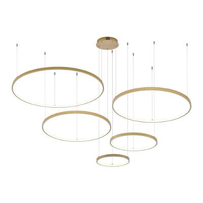 Lustre Pendente Astraled Bevis Pl-9744 Dourado Led Bivolt Dourado Pl-9744