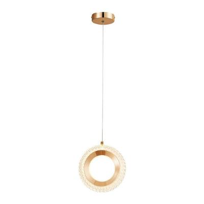 Lustre Pendente Astraled Helvetios Pt-9122 Dourado Brilho Led Bivolt Dourado Pt-9122