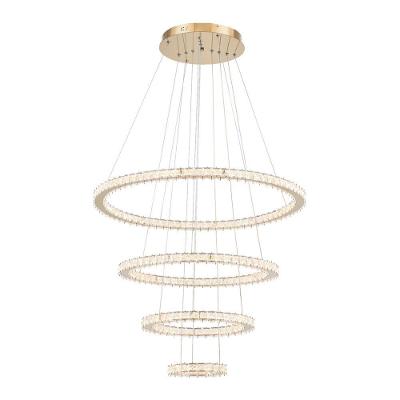 Lustre Pendente Astraled Slaney Pl-9748 Dourado Led Bivolt Dourado Pl-9748