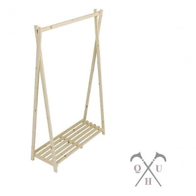 Guarda Roupas Organizar 100% Pinus Atemporal Minimalista Cabideiro