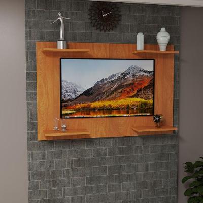 Painel TV Até 50 Pol Home Amanda MDF Cor Cerejeira Moderno