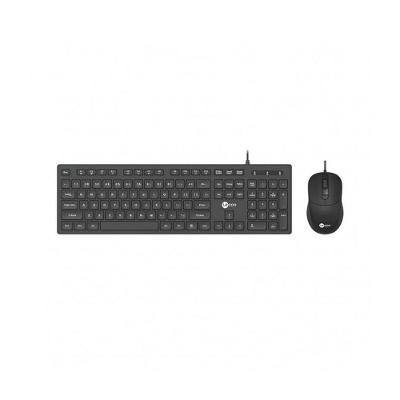 Kit Teclado E Mouse Com Fio Cm102 Preto Lecoo