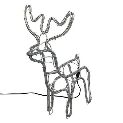 Armação De Rena Macho Com Luzes De Led - Decoração Natal 220v