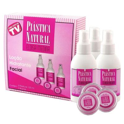 Plástica Natural Eloisa Medina Rejuvenescedor Facial 120ml Kit Com 3
