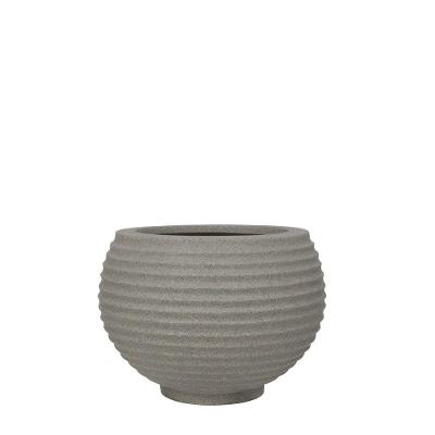 Vaso Bromélia Fosco 26x24cm Granito Pedra