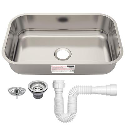 Cuba De Embutir Basic Aço Inox Com Válvula E Sifão 47bl - Tramontina 94083/556