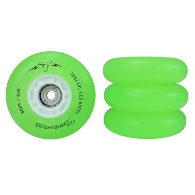 Roda Led Special 80mmtraxart Freestyle, Slalom E Urban (jogo) Cor: Verde