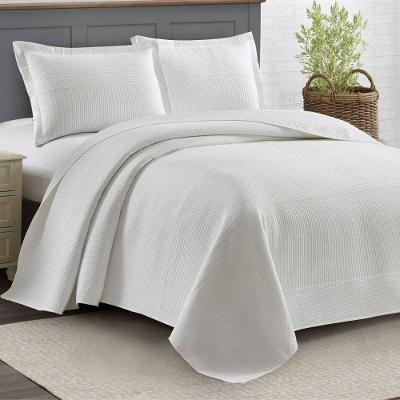 Kit Cobre Leito King Eternity + 2 Porta Travesseiros Texturizado Branco Comfort