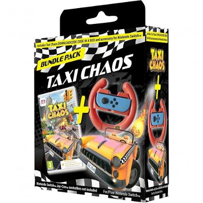 Taxi Chaos Bundle (incluído Volante, Jogo Europeu) - Switch