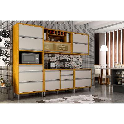 Cozinha Completa 5 Peças 8 Portas Jade Cinamomo/off White